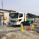 岐阜県可児市の宅地造成と駐車場の残土処分