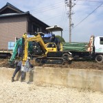 岐阜県多治見市の擁壁撤去工事