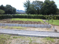 庭土と畑土の入れ替え (岐阜県山県市)