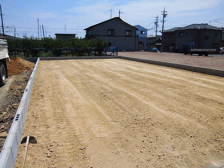 荒れ地の整地（施工後）