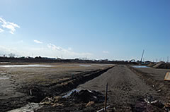 土の入れ替え(岐阜県中津川市) 