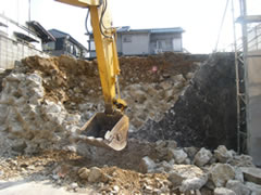 荒地などの整地作業2