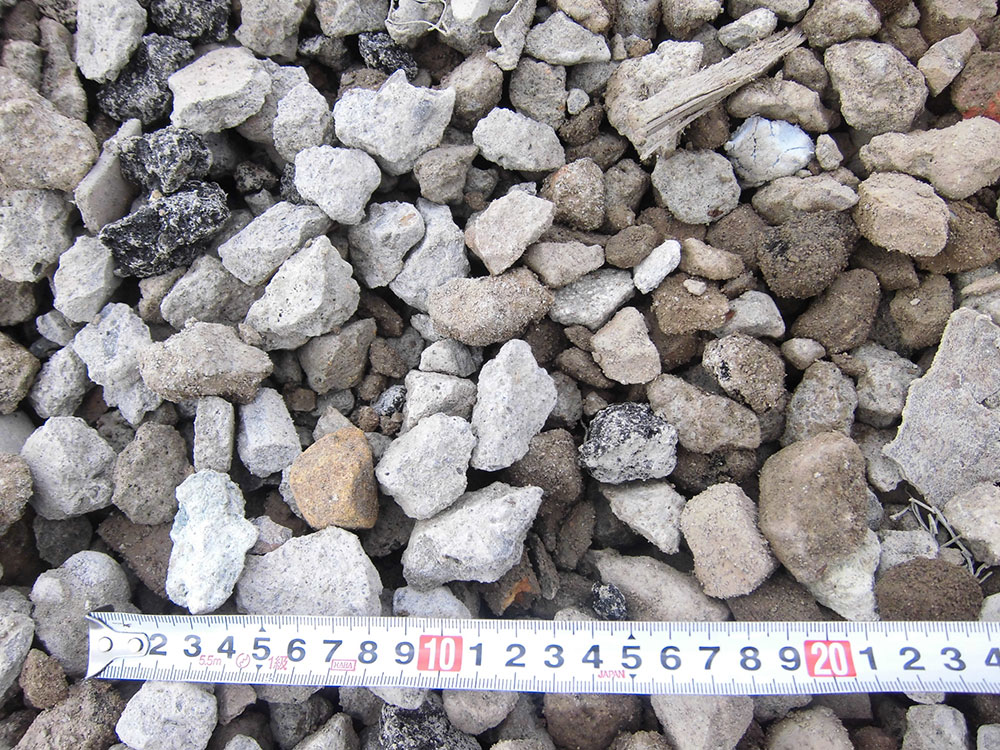 RC（リサイクル）砕石の販売 - 共進建機共進建機